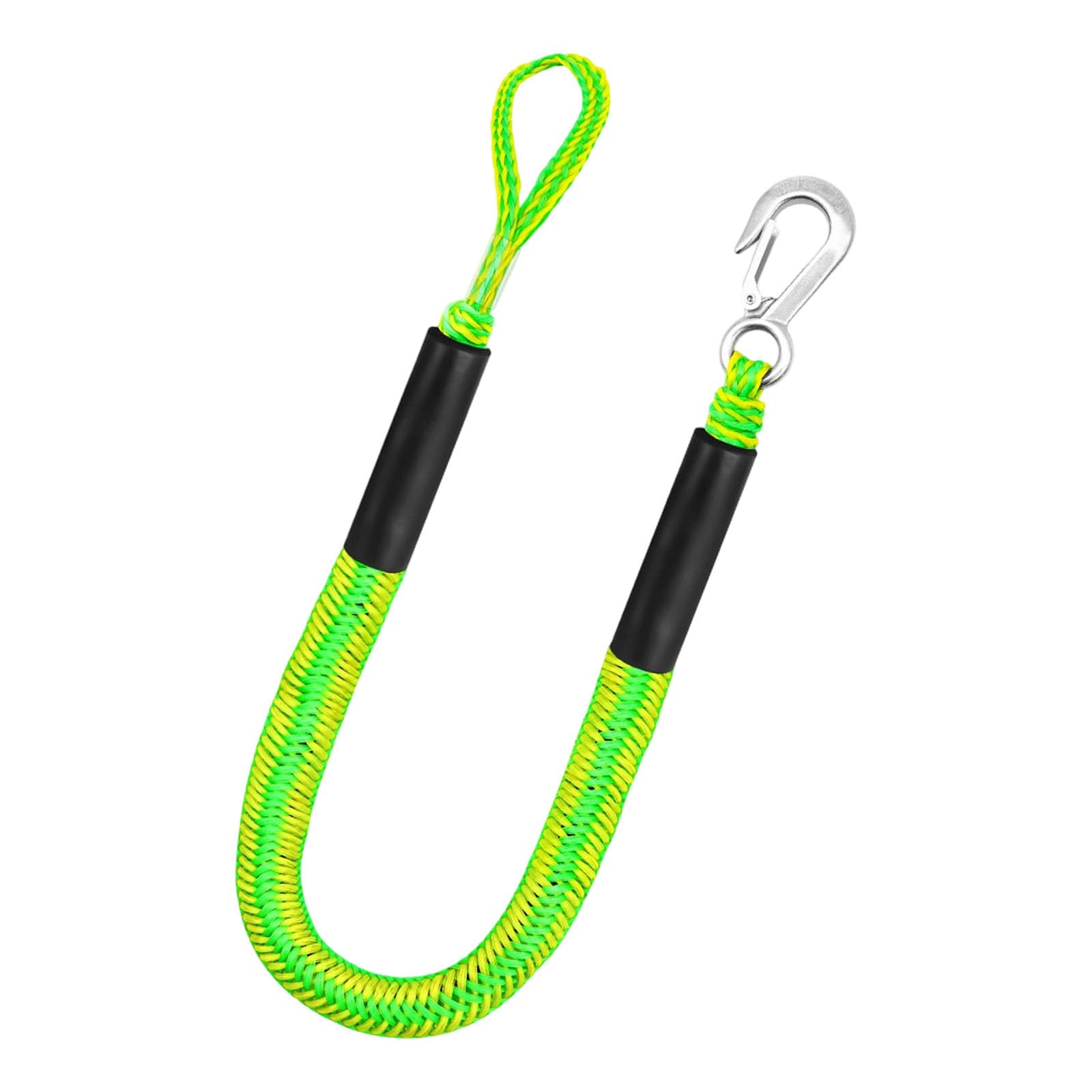 QIAOLIDA Single Hook Bungees Dock Line Heavy-Type Elastics Mooring Rope Floating Docking Cord For Motorboat Kayaks Canoed Marine