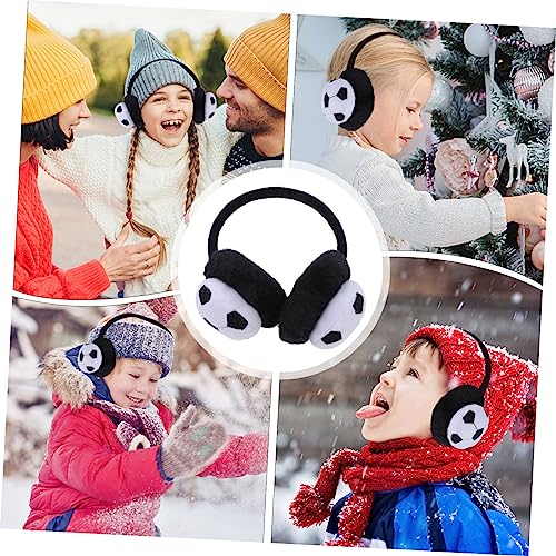 Children's Plush Winter Warm Earmuff Soft Ear Protectors 1-Piece Outdoor Ear Covers Cozy for Boys and Girls for Cold Weather3