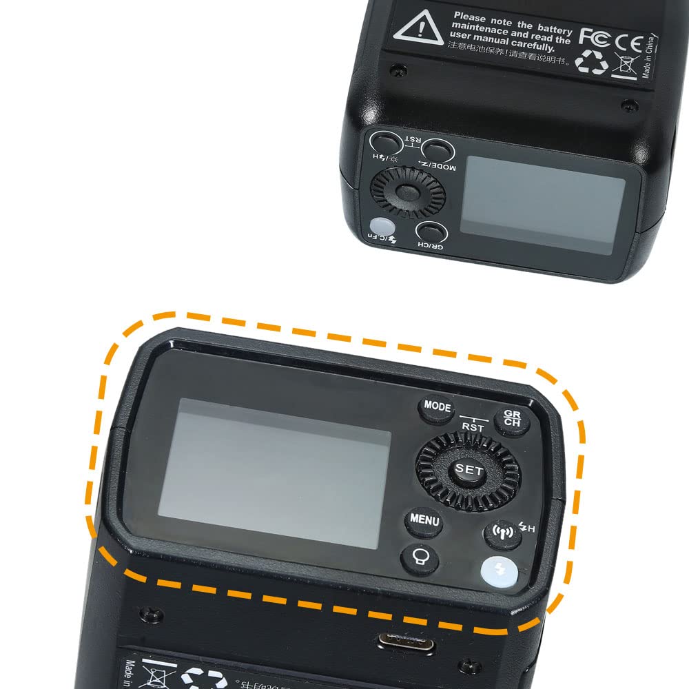 Godox AD200 Pro Version Flash Flash, 200 WS 2,4 G Flash 1/8000 HSS, 500 Full Power, 0,01-2,1 s Recyclage, Batterie 2900 mAh, Ampoule Flash/Speedlite Fresnel Flash Head