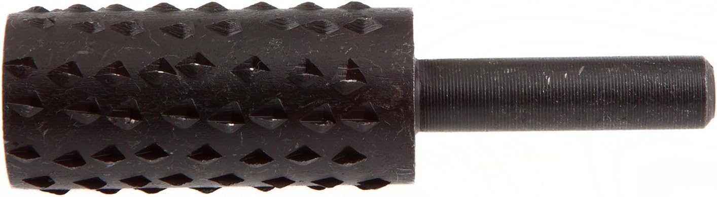 Forney 60065 Mounted Rasp, Cylindrical with 1/4-Inch Shank, 1-3/8-Inch-by-5/8-Inch