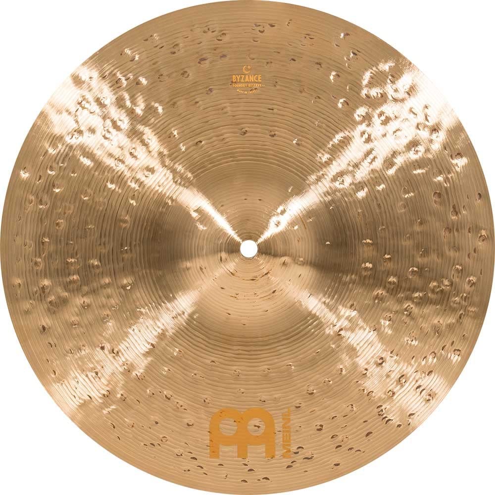 Meinl Cymbals Byzance Foundry Reserve Cymbales Hihat 15 pouces (38,10cm) pour Batterie - Bronze B20, Finition Traditionnelle (B15FRH)