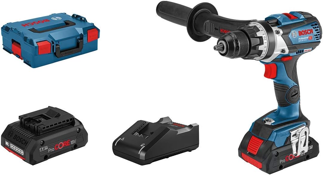 Bosch Professional GSR 18V-90 C Akku-Bohrschrauber (2x 4,0 Ah)