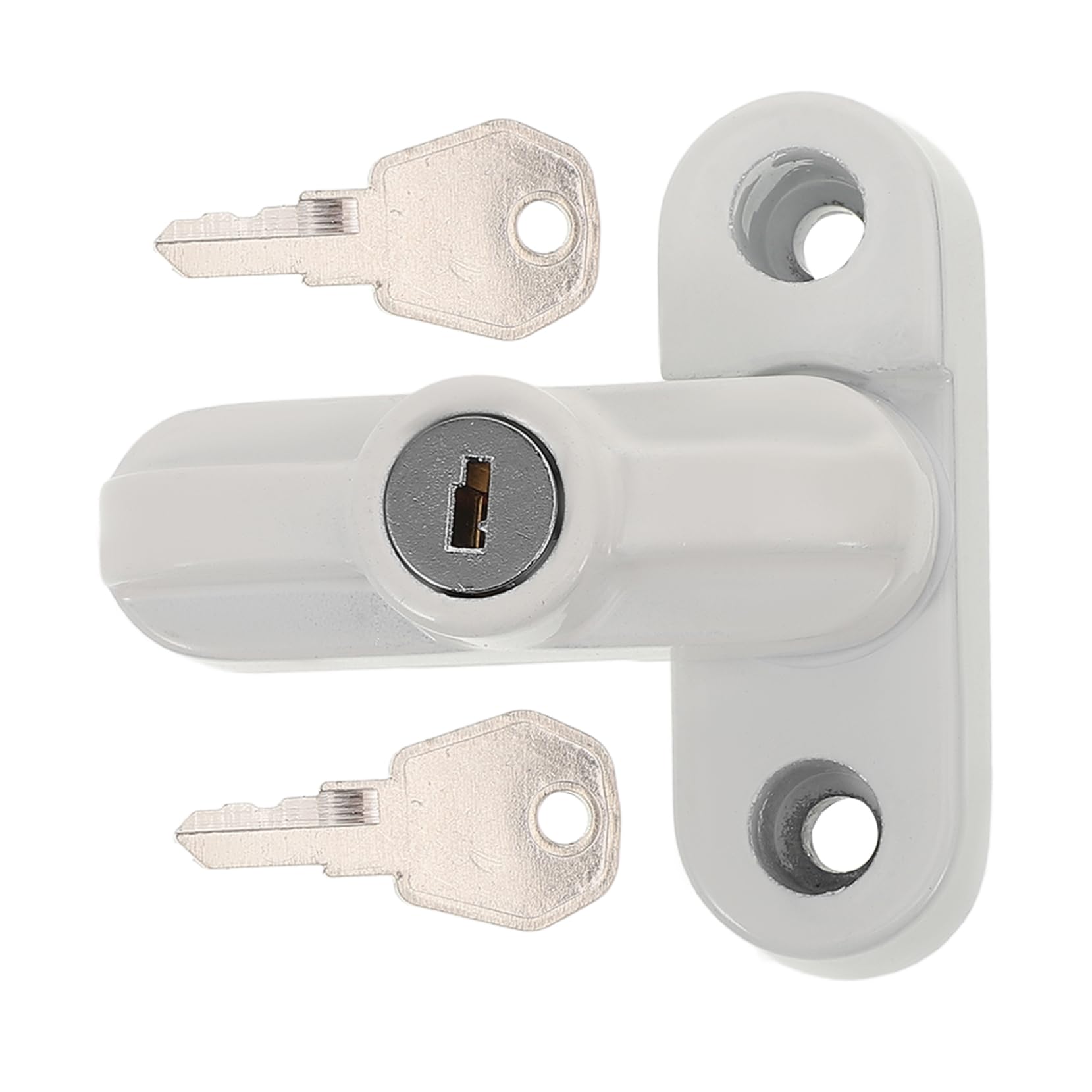 SHINEOFI 4ensembles Verrou De Sécurité Pour Fenêtres Avec Clé Loquet De Remplacement Pour Fenêtres Garçon Fille Accidentelles Installation Facile Et