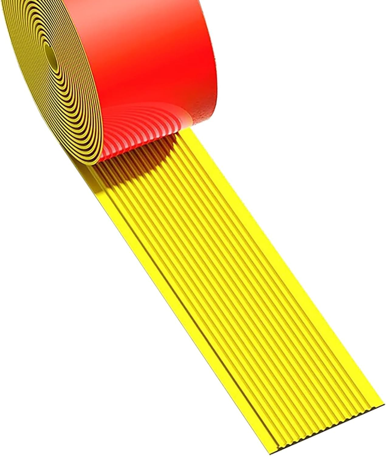 PLQWUJD Antislip Anti-Slip Stair Edge Protector, Self-Adhesive Rubber Nosing Treads for Traction and Safety,