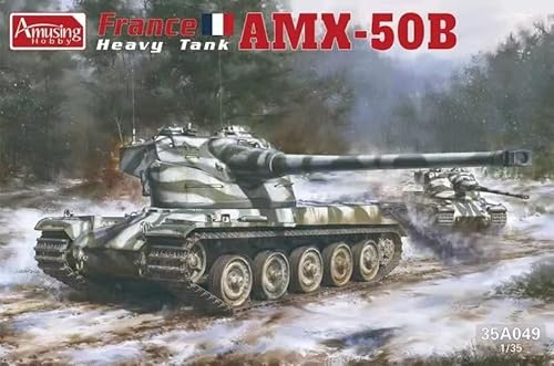 アミュージングホビー 1/35 フランス重戦車 AMX-50B プラモデル アミュージングホビー 1/35 フランス重戦車 AMX-50B プラモデル