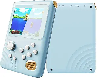 NEOCADEポータブルハンドルゲーム機 300種類内蔵 3.2インチ 携帯 ポケット ゲーム機 軽量 小型 電子 手持ち 持ち運び便利 かわいい ハンドヘルドゲーム機 おしゃれ 人気 贈り物 女性 恋人 学生 娘さん 子供に適用 誕生日、クリスマスプレゼント [英語版]