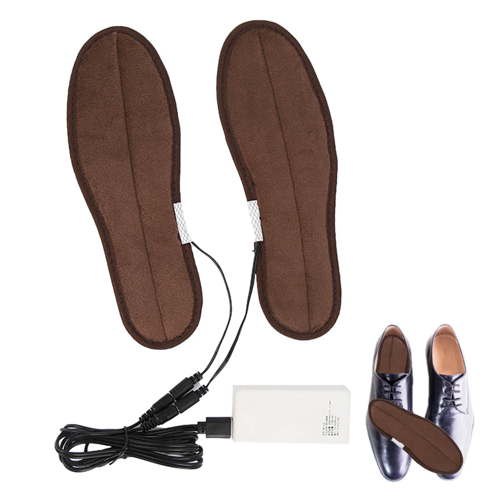 Semelles Intérieures Chauffantes USB Pour Chaussures électriques, 3 Vitesses, Coussin Chauffant Pour Les Pieds, Tapis De Chaussettes Lavable Pour Sports De Plein Air D'hiver, Taille 33-44