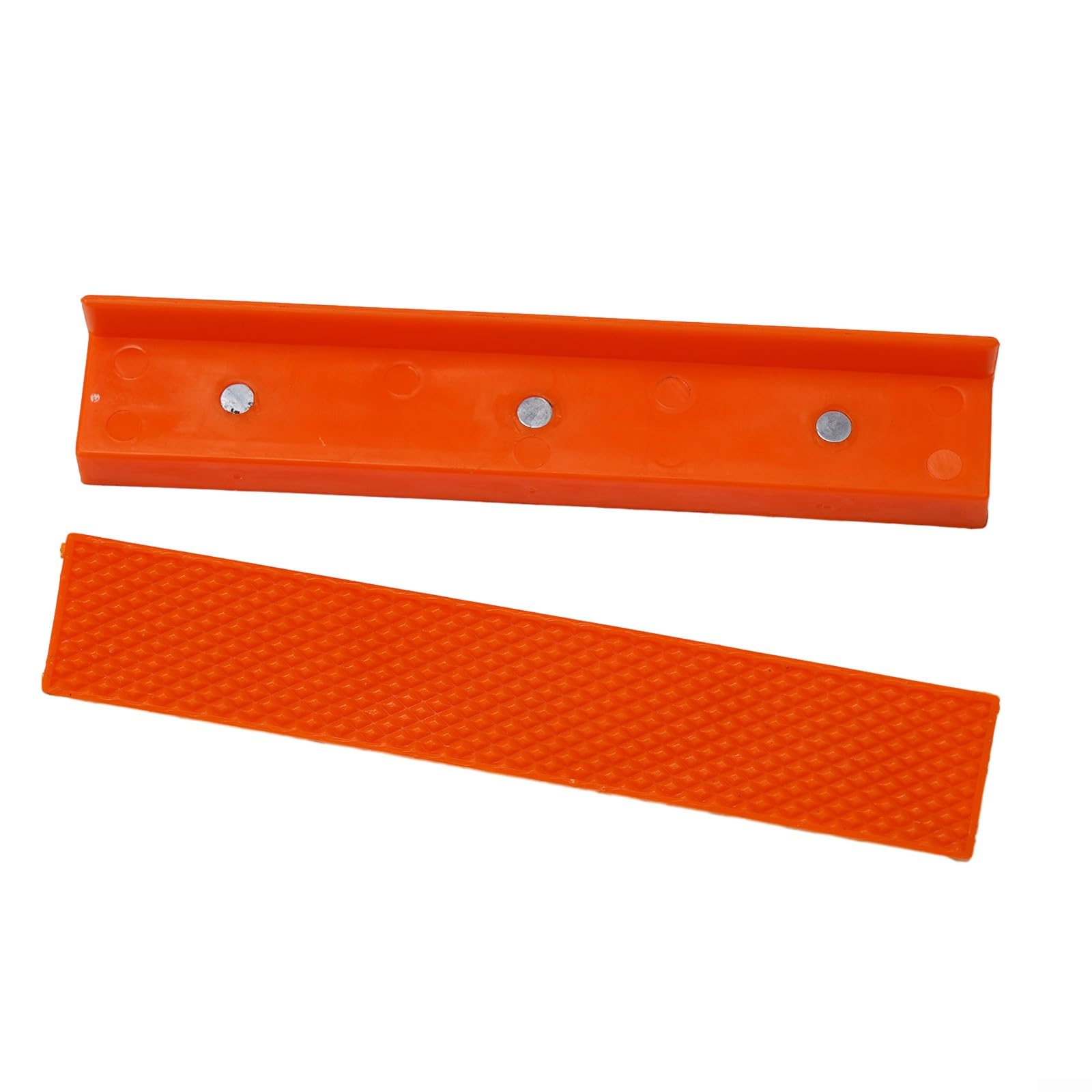 Drhomeam 1 Pair Vise Jaw Pads 4" 5" 6" Magnetic Vice Jaw Covers Protectors with Multi-Groove Design Soft Jaws for Vise Jaw Covers for Woodworking Plumbing(5inch)