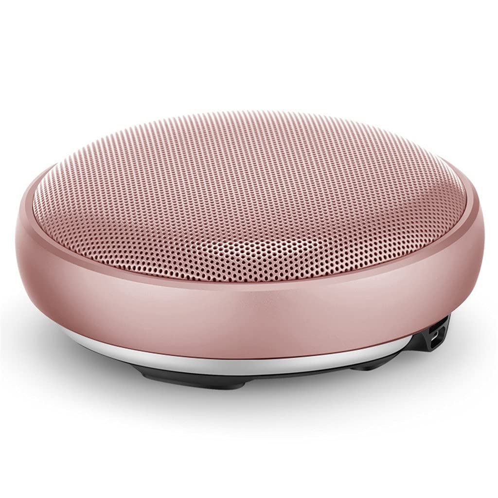 Speaker Small Speaker Large Volume Bass Portable Small Speaker Car Outdoor Color Svart Roze