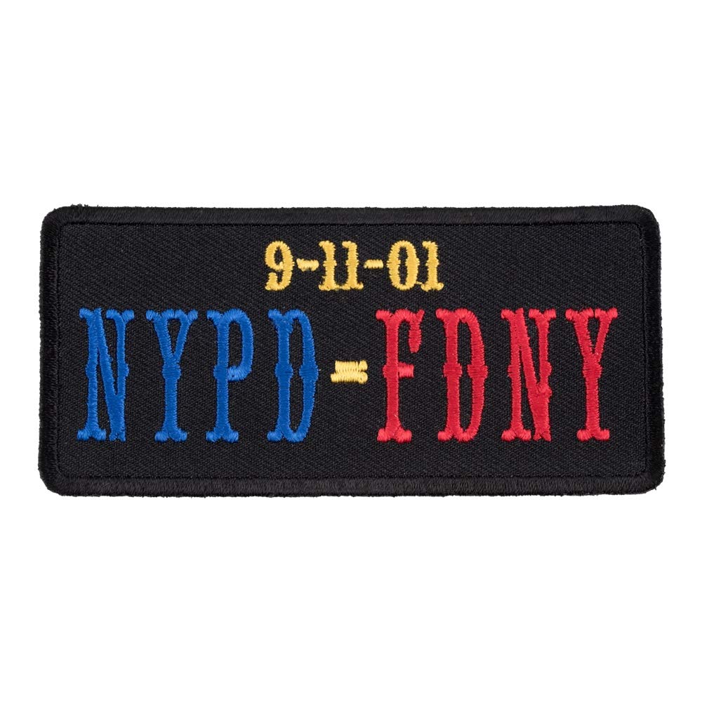 9-11 NYPD FDNY Patch, September 11 Patches
