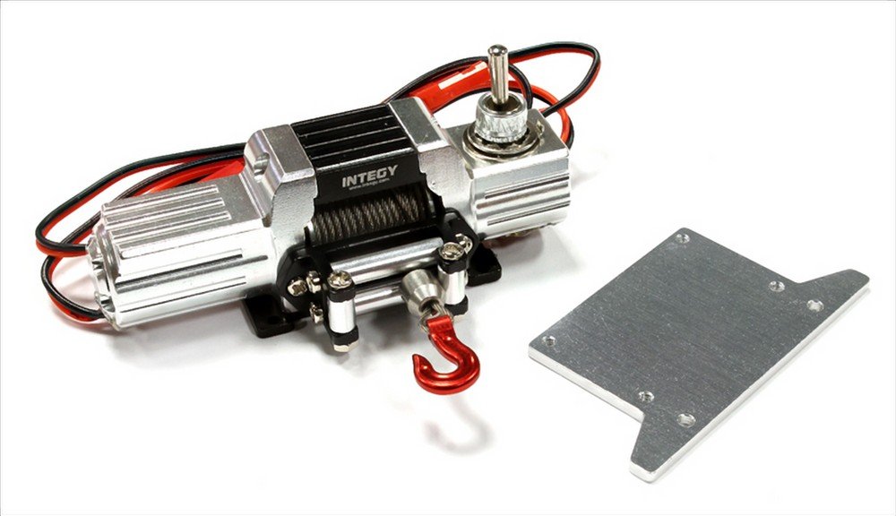 INTEGY T8 High Torque Winch For 1/10 Scale RC Crawlers — CNC Machined Realistic Pulling Winch - View #8