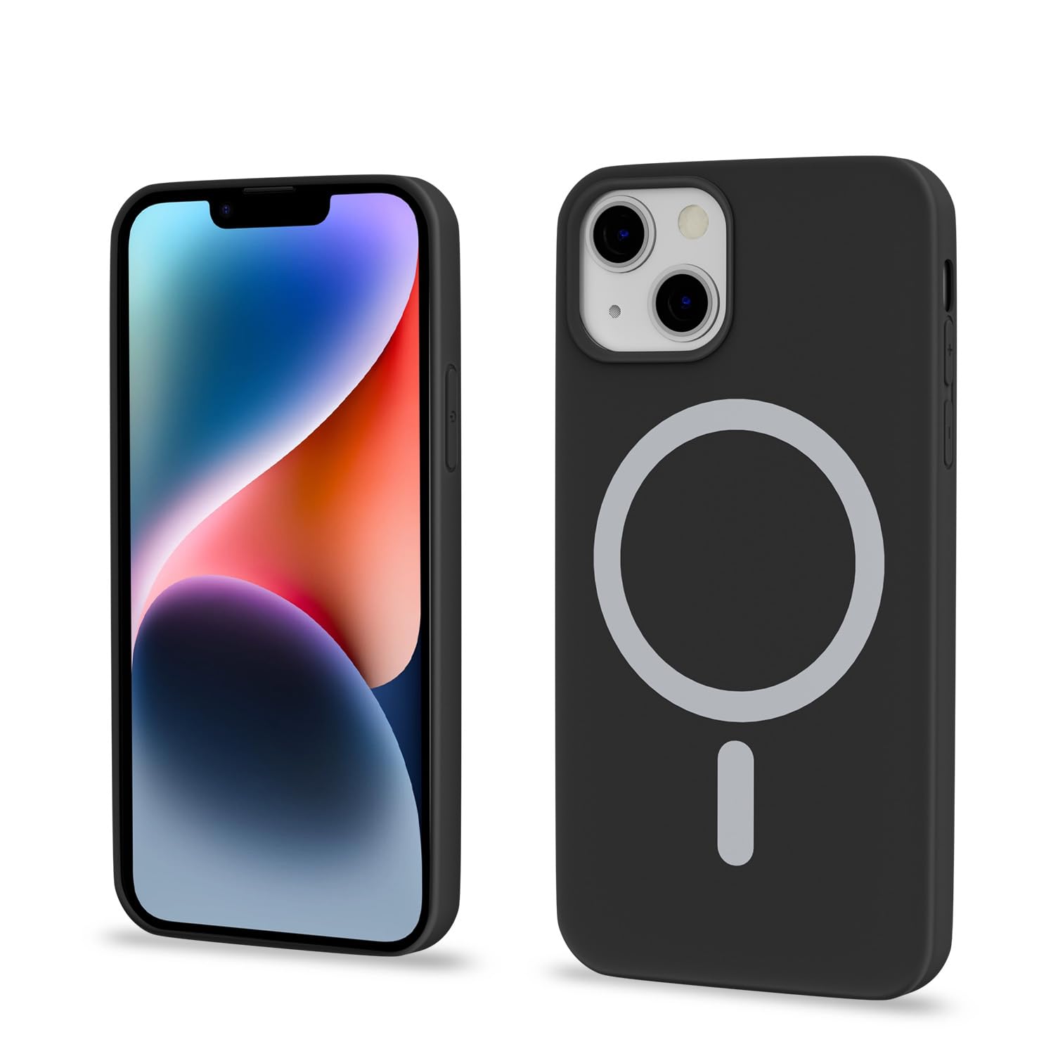 Pikkme Back Cover | Support Mag-Safe Wireless Magnetic Charging | Full Camera Protection | Super Soft Silicone | Bumper Case for iPhone 14 (Black) (B0CBSDZLHK) Amazon Price History, Amazon Price Tracker