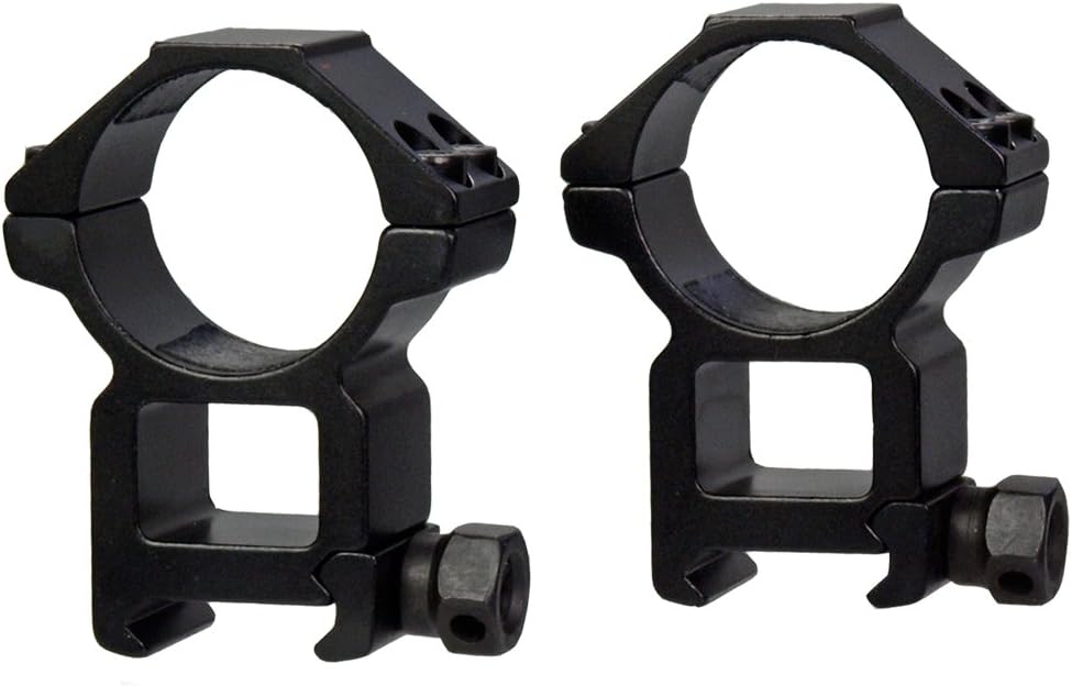 2-Way Aluminium 21.5 mm Weaver Rail Mount for Rifle Scope 30 mm – The Best Connection Between Weapon and Finish – Height 40 mm