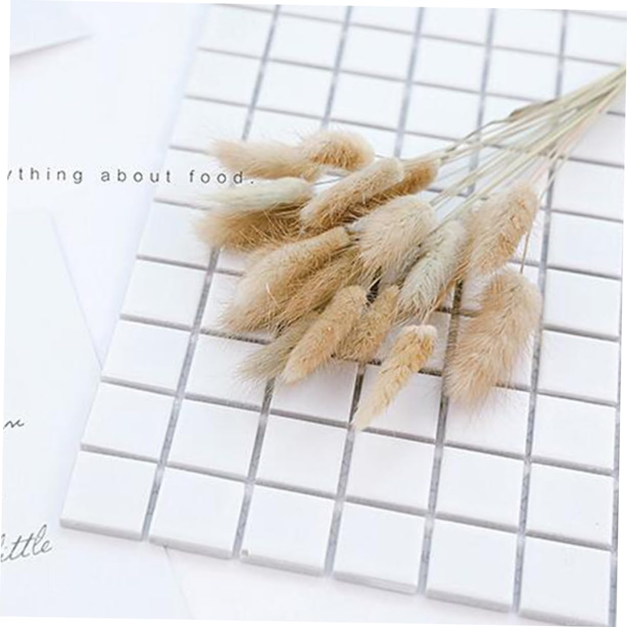 Abaodam 3pezzi Mazzi Di Fiori Secchi Pennisetum e Coniglio Per Decorazioni Naturali Bouquet Di Grano Per Casa e Matrimonio Decorazioni Per Ambienti Boho e Rurali