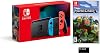 Paquete de Juegos de Vacaciones Nintendo Switch Deluxe: Nintendo Switch con Neón Azul y Neón Rojo - Pantalla LCD táctil de 6.2" + Juego Minecraft para Nintendo Switch y Tarjeta T.F. (Renovado) por Amazon Renewed 1