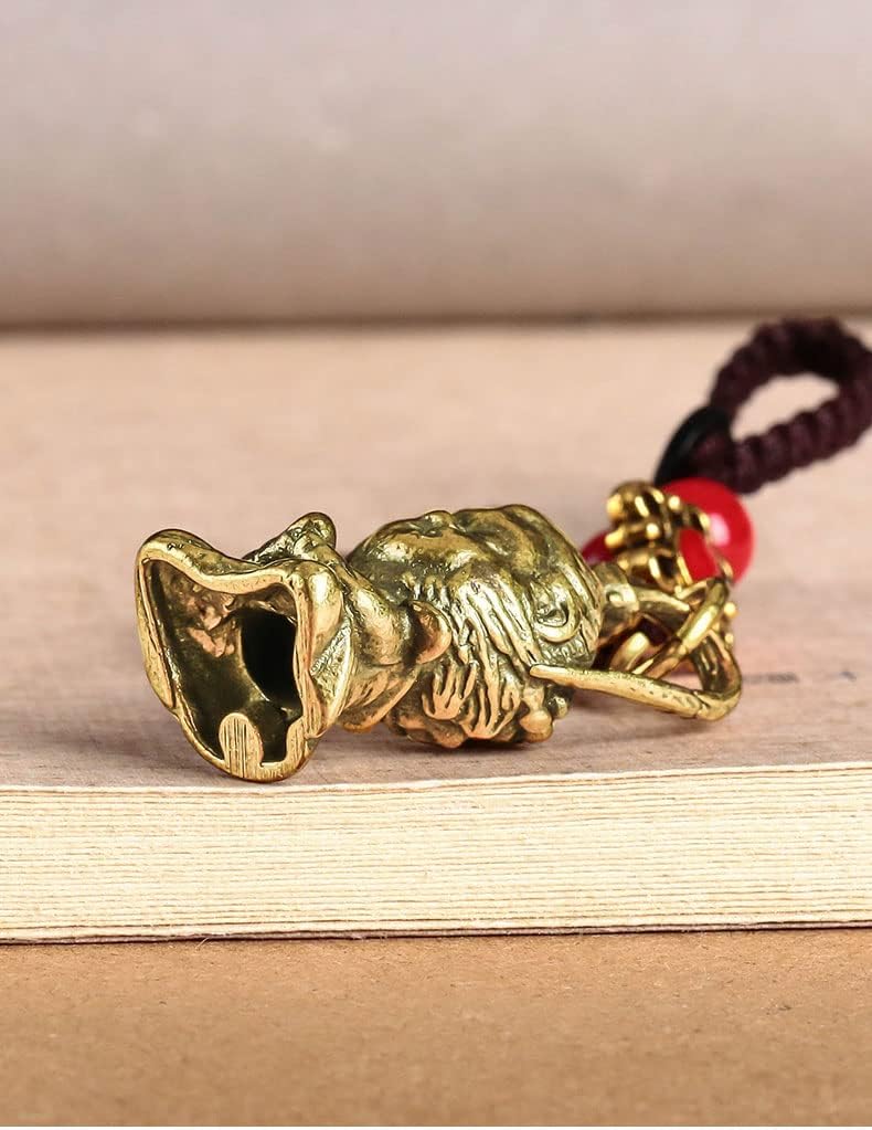 彫像ギフトディスプレイ装飾彫刻彫像彫像装飾装飾キーチェーンペンダント2PC