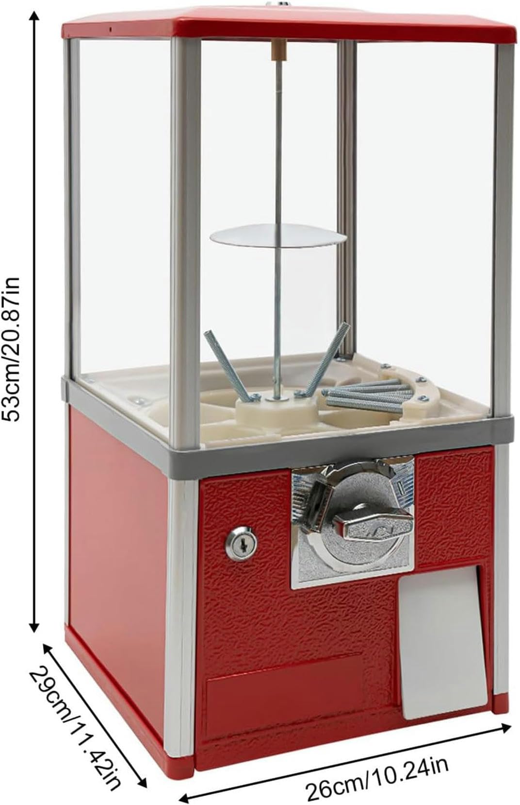 Verkaufsautomat, Süßigkeitenautomat, kommerzieller Kaugummiautomat, Stabiler Verkaufsautomat, Verkaufsautomat für Spielplatz, Urlaub, niedlicher Arcade-Automat ~/