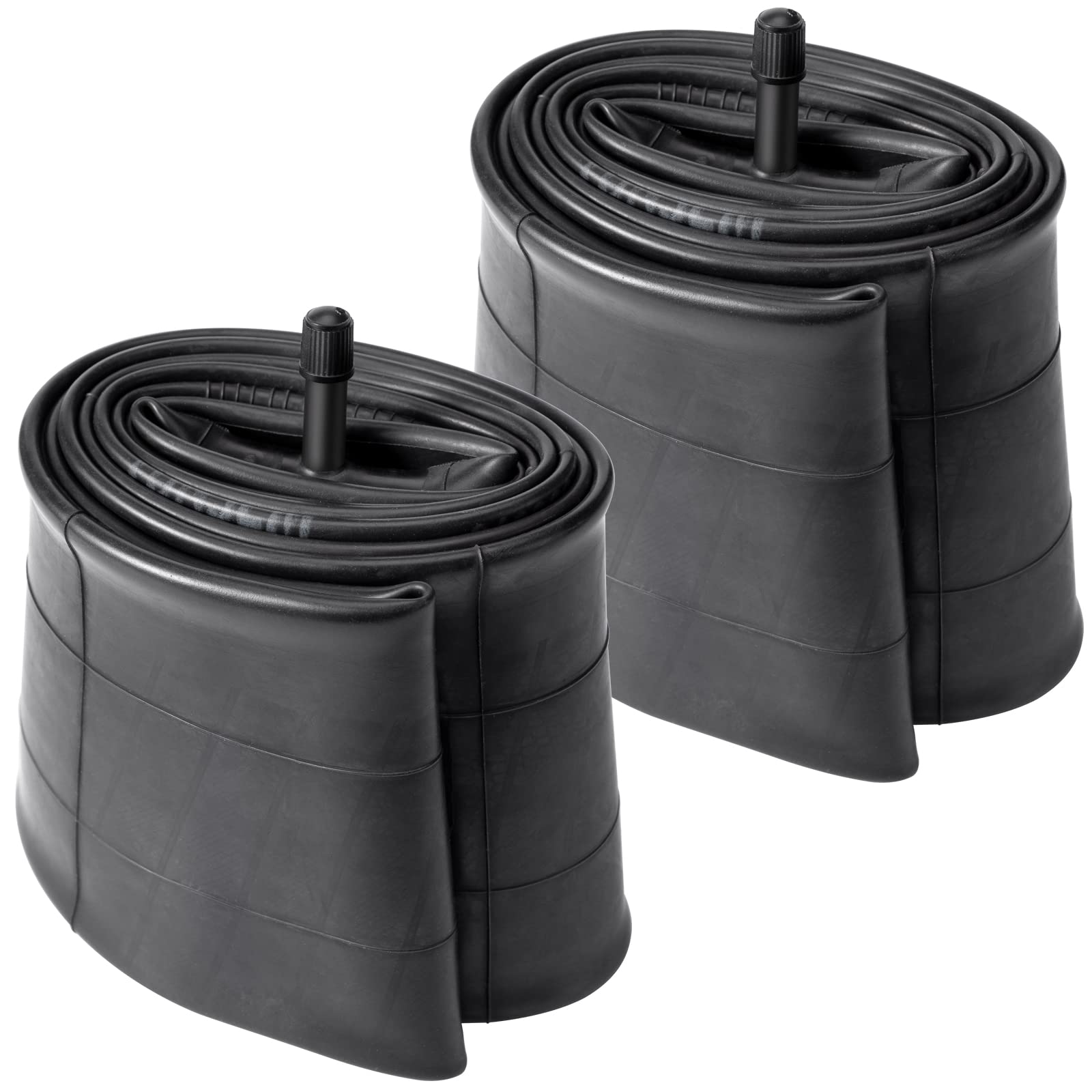 Lot de 2 chambres à air de 45,7 cm x 4,0 pour vélo électrique AV32 Schrader compatibles avec les pneus de vélo électrique 18 x 4,0