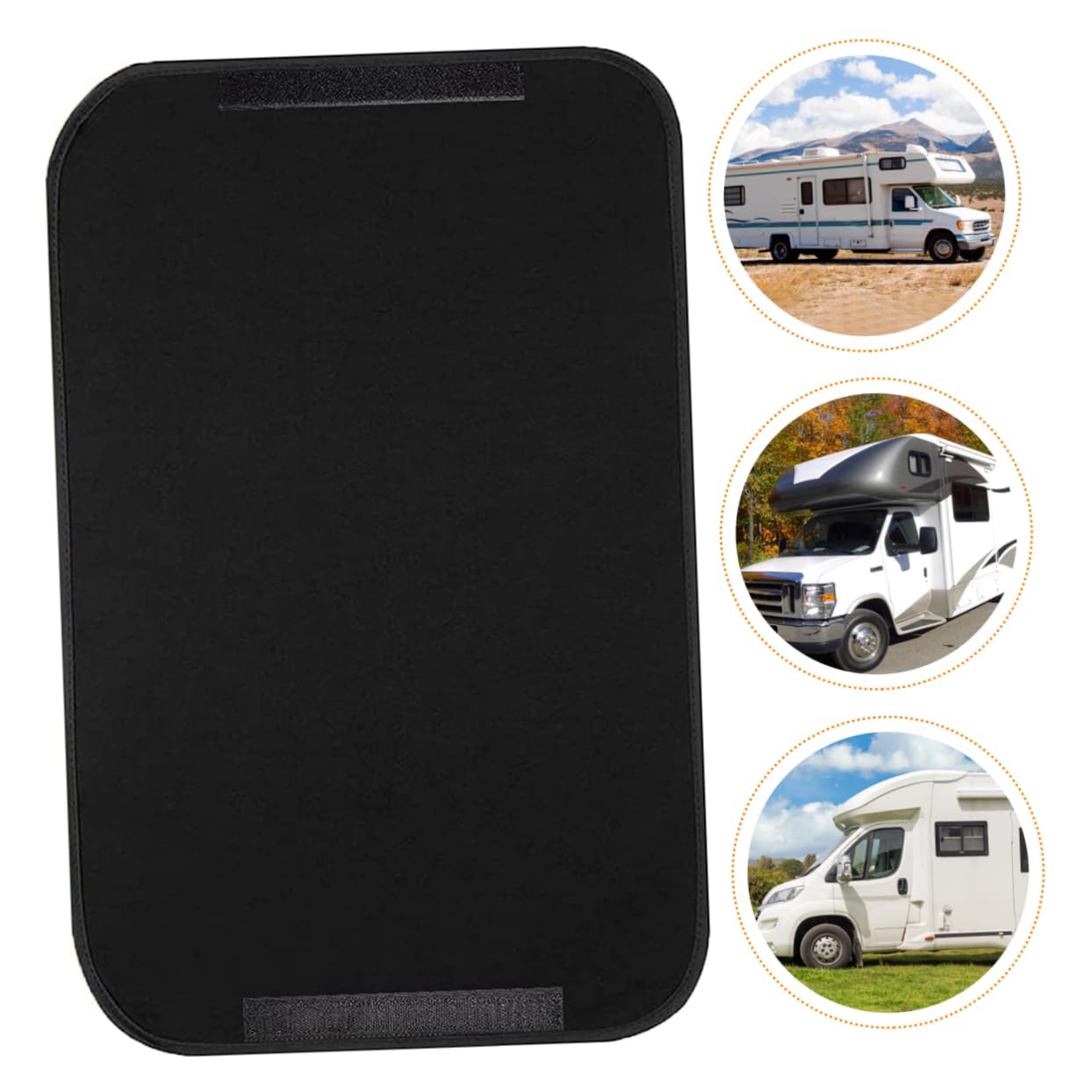 SOLUSTRE Pare-Soleil pour Camping-Rideau Occultant, Protection Solaire et Fixation Facile pour Fenêtre de Porte de Camping-