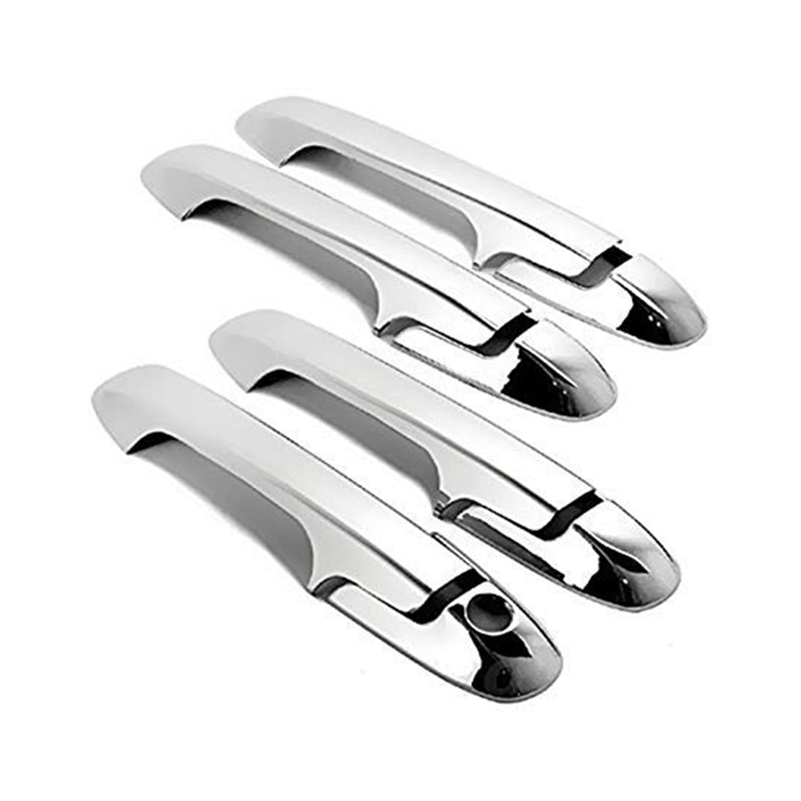 ASDDLLNN Exterior Sliding Door Handle for Accord Sedan 4 Doors 2003-2007 Without Passenger Side Keyhole Car Chrome Exterior Door Handle Cover