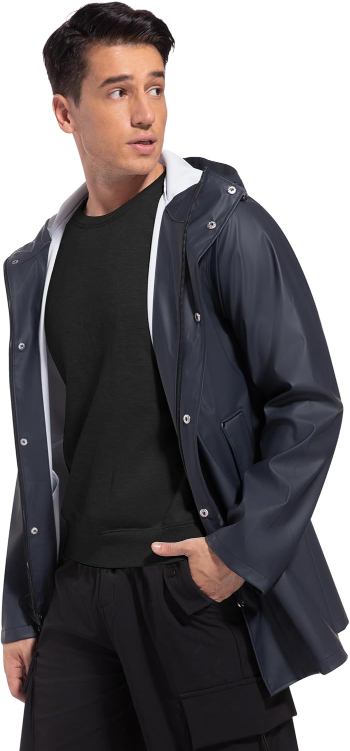 UNIQUEBELLA Mens Rain Jacket with Hooded Waterproof Kenya Ubuy