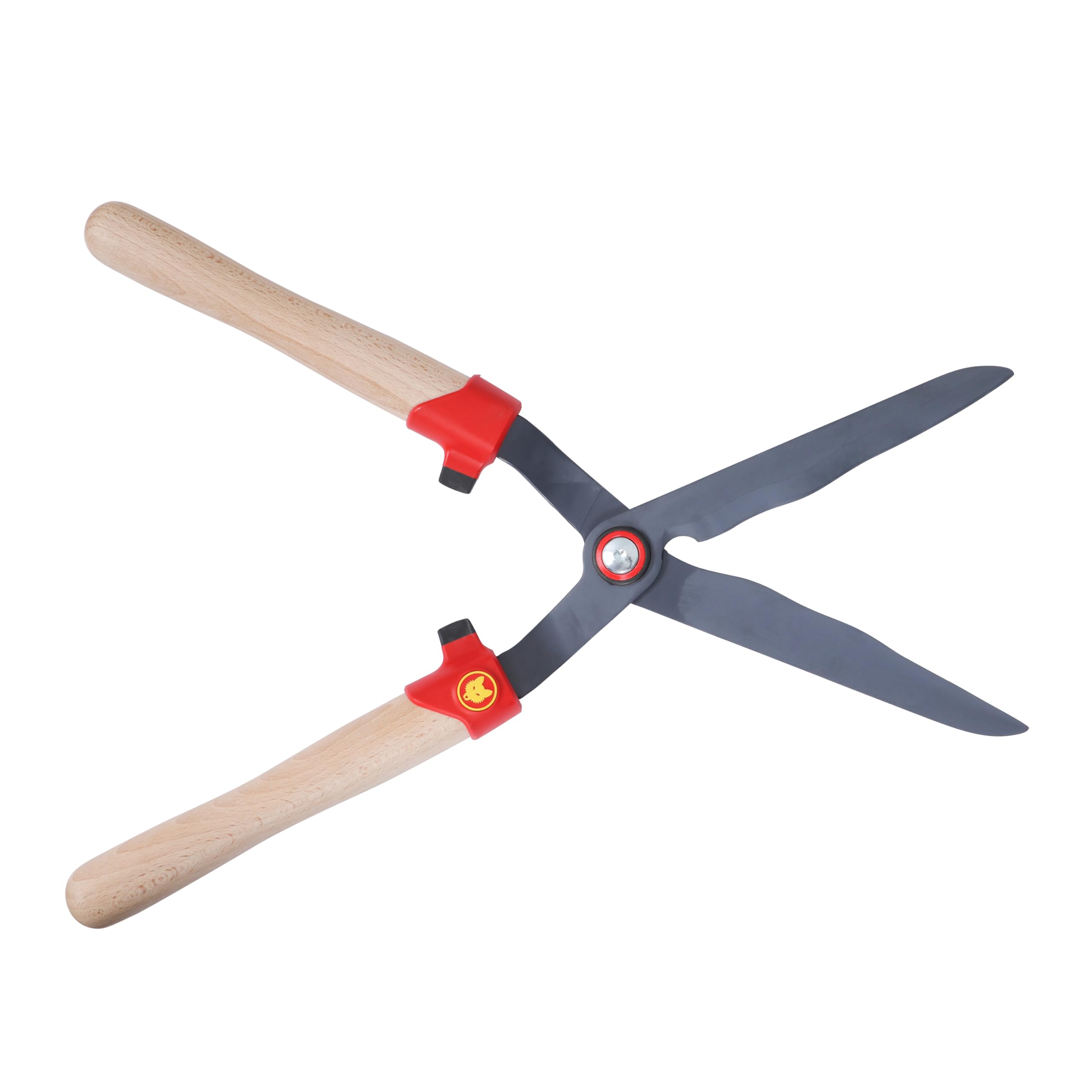 WOLF-Garten | Heckenschere HS-WW mit Wellenschliff und Holzgriff; 73AHA007650, Rot