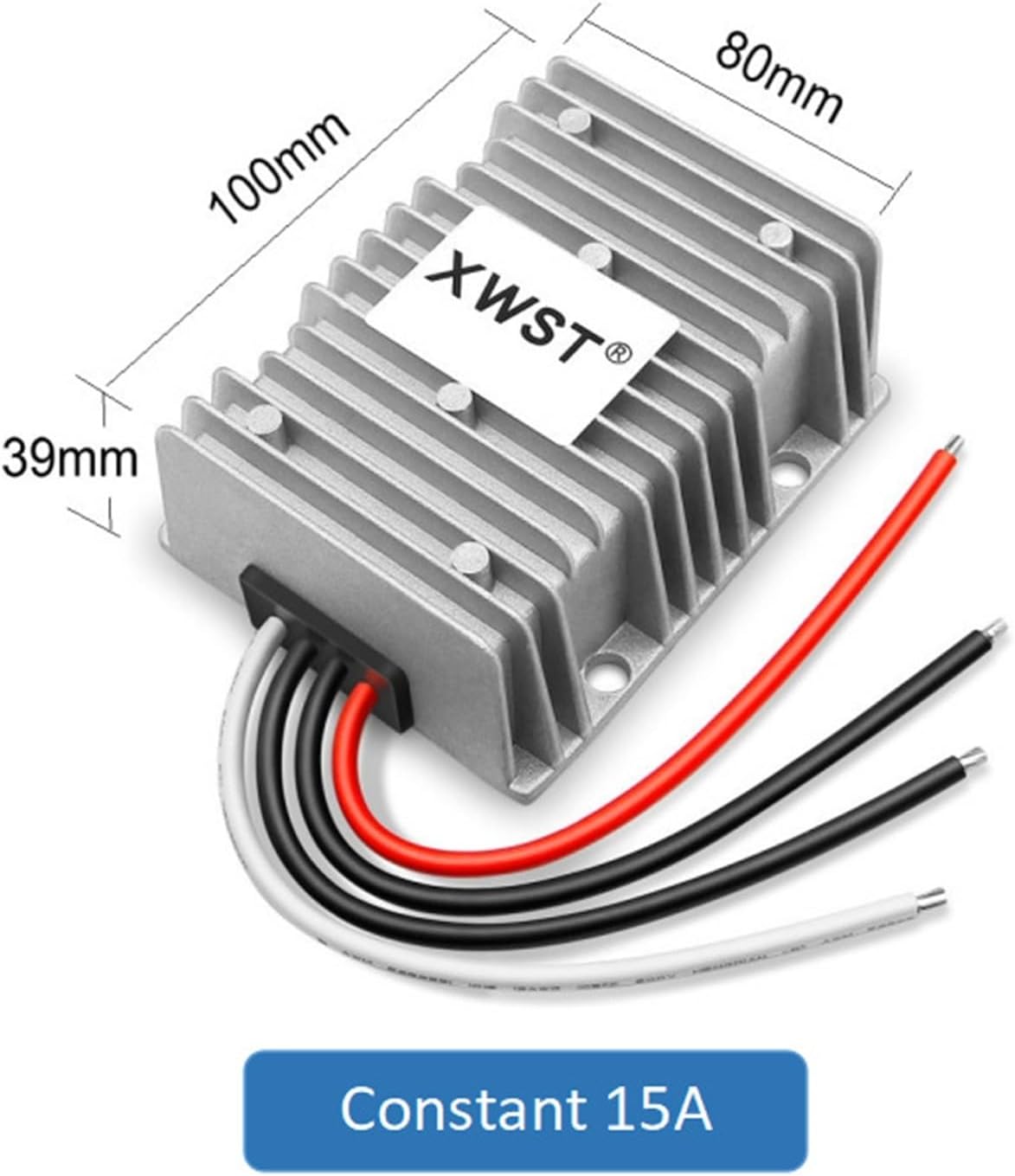 DC Battery Charger 12v 24v to 12.6v 13.v 14.5v Lead Constant Current 5A 8A 12A 15A 20A 22A 25A CC(15A,9-35V-12.6V)