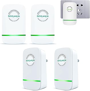 Power Saver Pro - Stop Electric Power Saver Device - Watt Electricity Wattsave Energy Saving Box - Intelligent Household Power Saving Device - Household Office Factory Market Watt Save Device (4Pcs)
