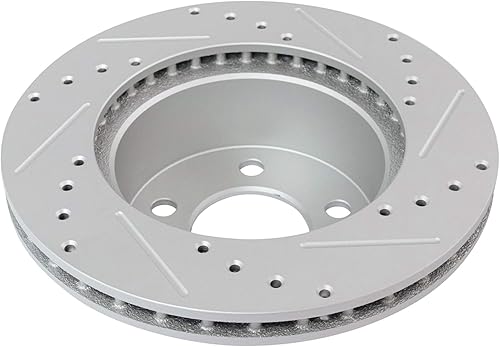 Miniatura 6 de TRQ Buje de rueda Pastilla de freno de cerámica Performance Rotor Kit Delantero wProductos Químicos