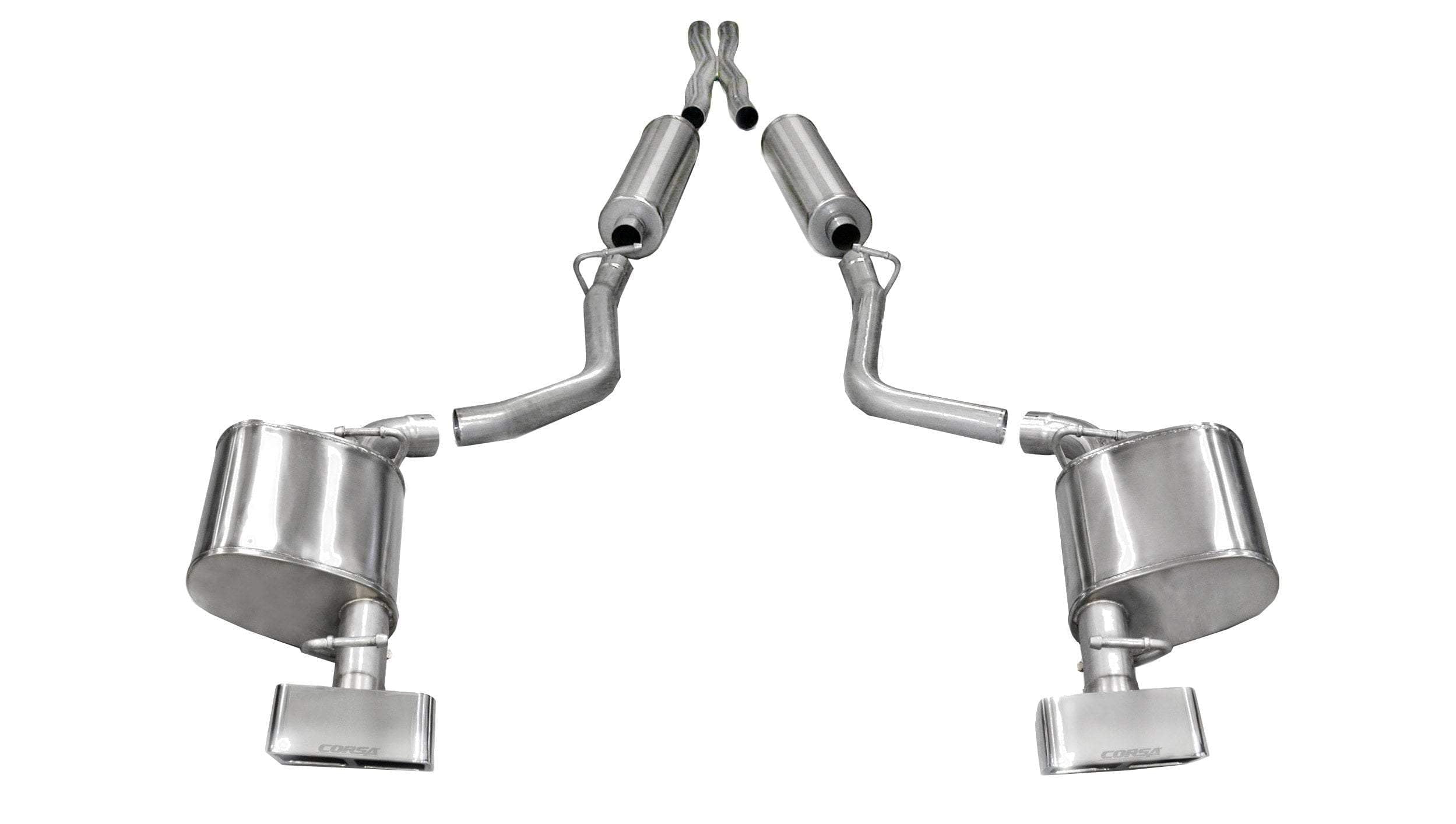 14529 Dual Cat-Back Exhaust System for Dodge Challenger 5.7L