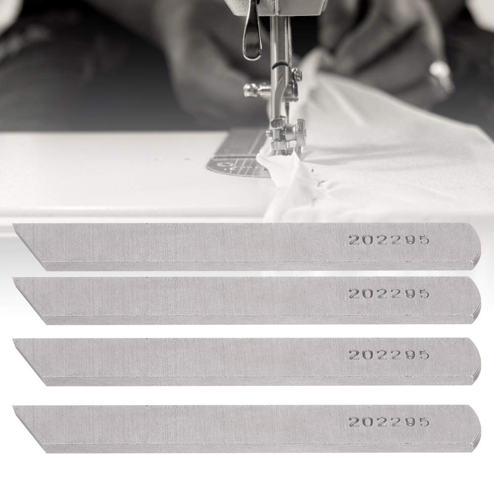 10 Lame Inferiori Taglierina Per Macchina Da Cucire - Modello 202295 - Acciaio - Per Serger Industriali 737, 747, 788, 787