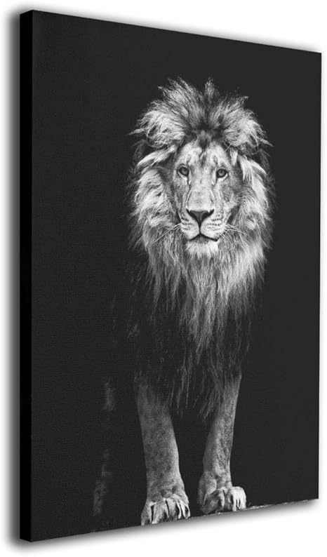 Amazon Co Jp アートパネル 暗闇の中 ライオン 肖像画 壁掛け 工芸品 装飾 アート パネル キャンバスアート 壁アート 壁飾り 現代 インテリア 絵 おしゃれ モダンアート 印刷 風景 絵画 インテリア フォトフレーム プレゼント ホーム レストラン 抽象 店 新築飾り 立体感