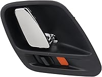 Vista 138 de TRQ Manija de puerta interior delantera izquierda cromada para el lado del conductor compatible con Chrysler 200 2011-2016