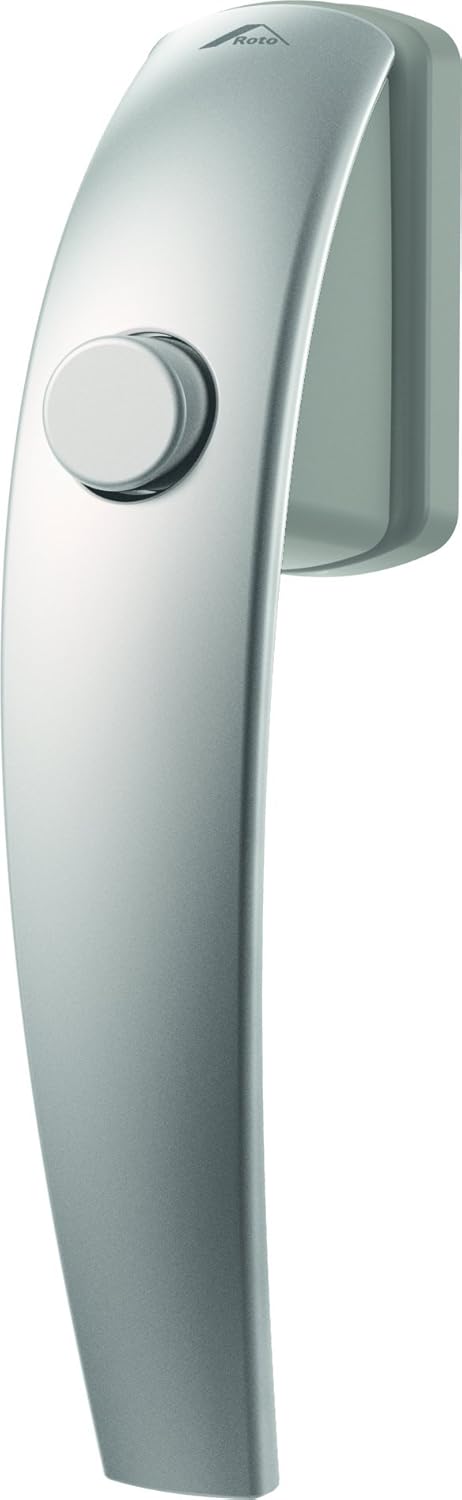 Roto TS9335 Swing Window Handle, 7 x 43 mm, Silver