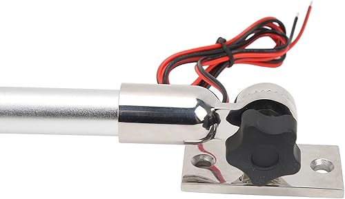 Miniatura 7 de Luz LED plegable de popa de barco de 12 pulgadas, IP66 impermeable, varilla de aluminio, 3 millas náuticas Bimini luces superiores, base de acero