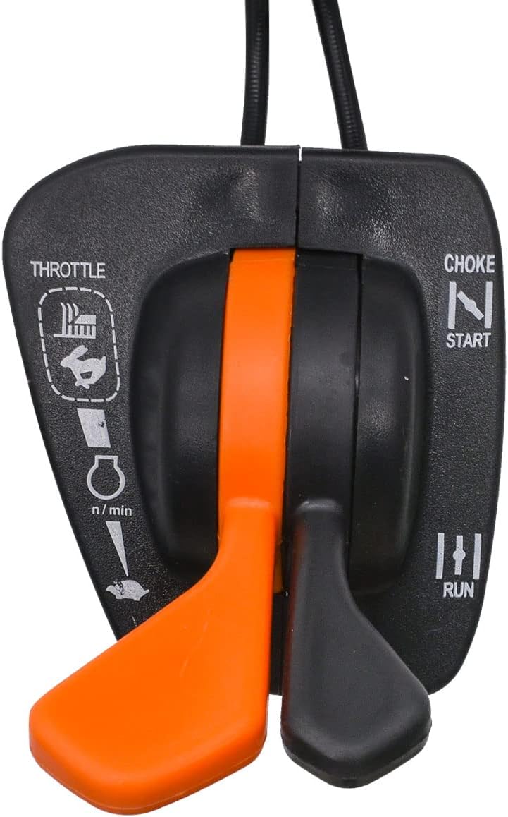 GY20948 GY20772 Throttle Choke Cable for John Deere LA120 125 135 145 155c 190c LA130 LA135 LA140 LA145 LA150 LA155 LA165 LA175 X140 Twin Control Handles