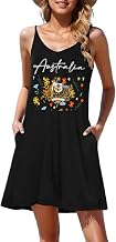 Womens Dress Flag of Nicaragua Sleeveless Long Sleeve Casual Suspender Skirt