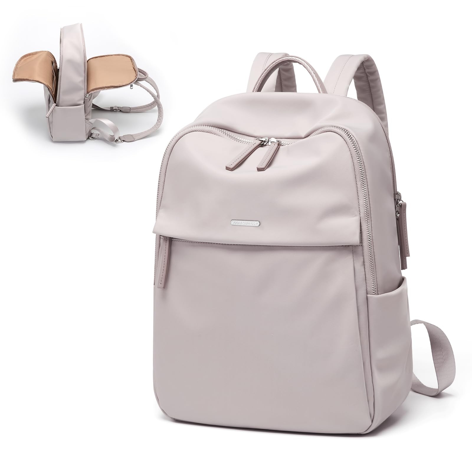 Women Laptop Backpack with Separate Compartment Water Resistant Computer Bag Fits 14/15.6 Inch Notebook Travel Work Daypacks