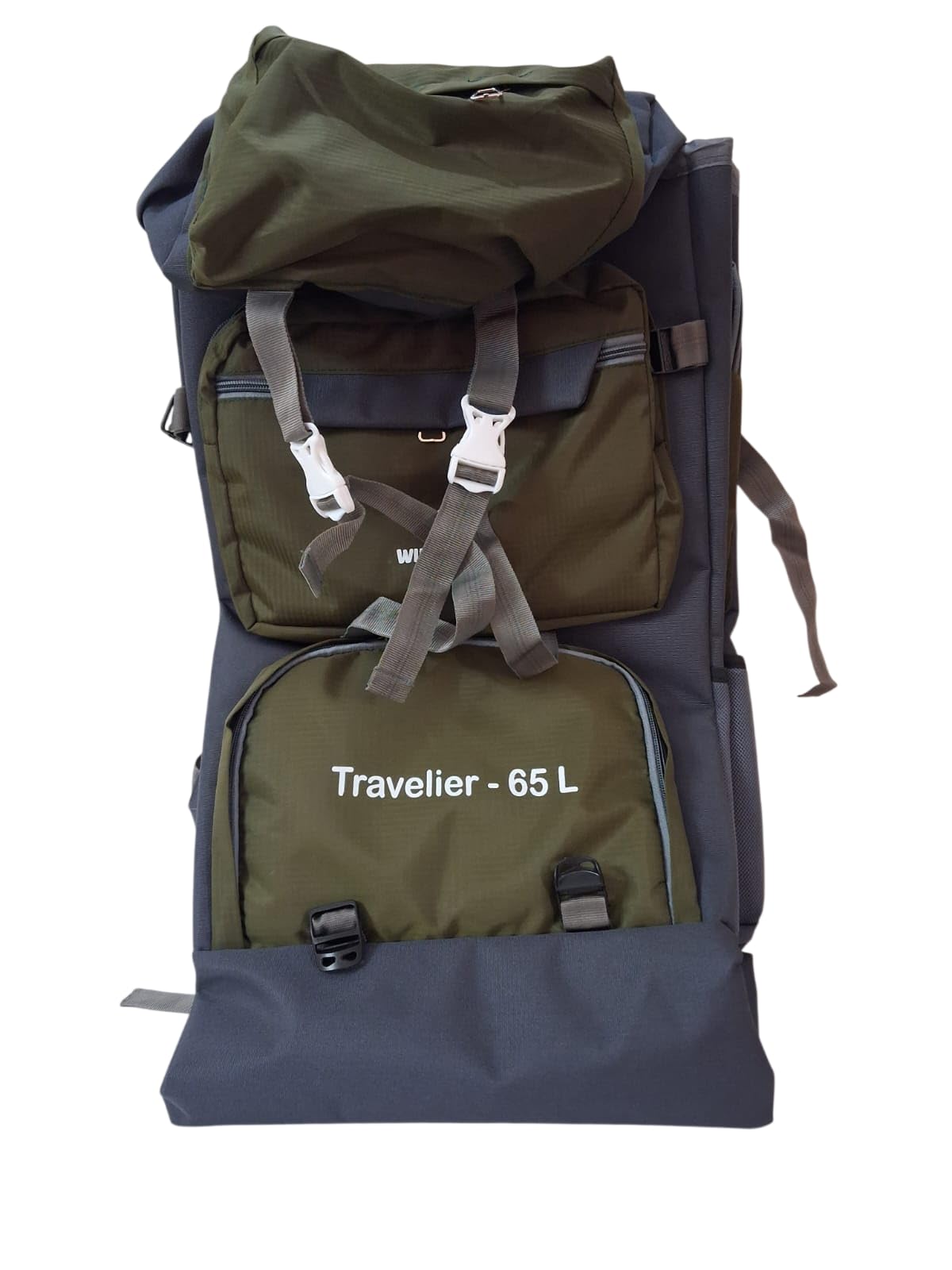 65L Rucksack Bag for Men & Women | Trekking Travel Backpack with Laptop Sleeve, Waterproof Rain Cover & Shoe Compartment | Large Hiking Camping Tourist Backpack-image-29