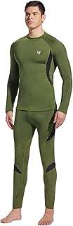 Sponsored Ad – Yesurprise Men's Thermal Underwear Sets Top & Long Johns Fleece Sweat Quick Drying