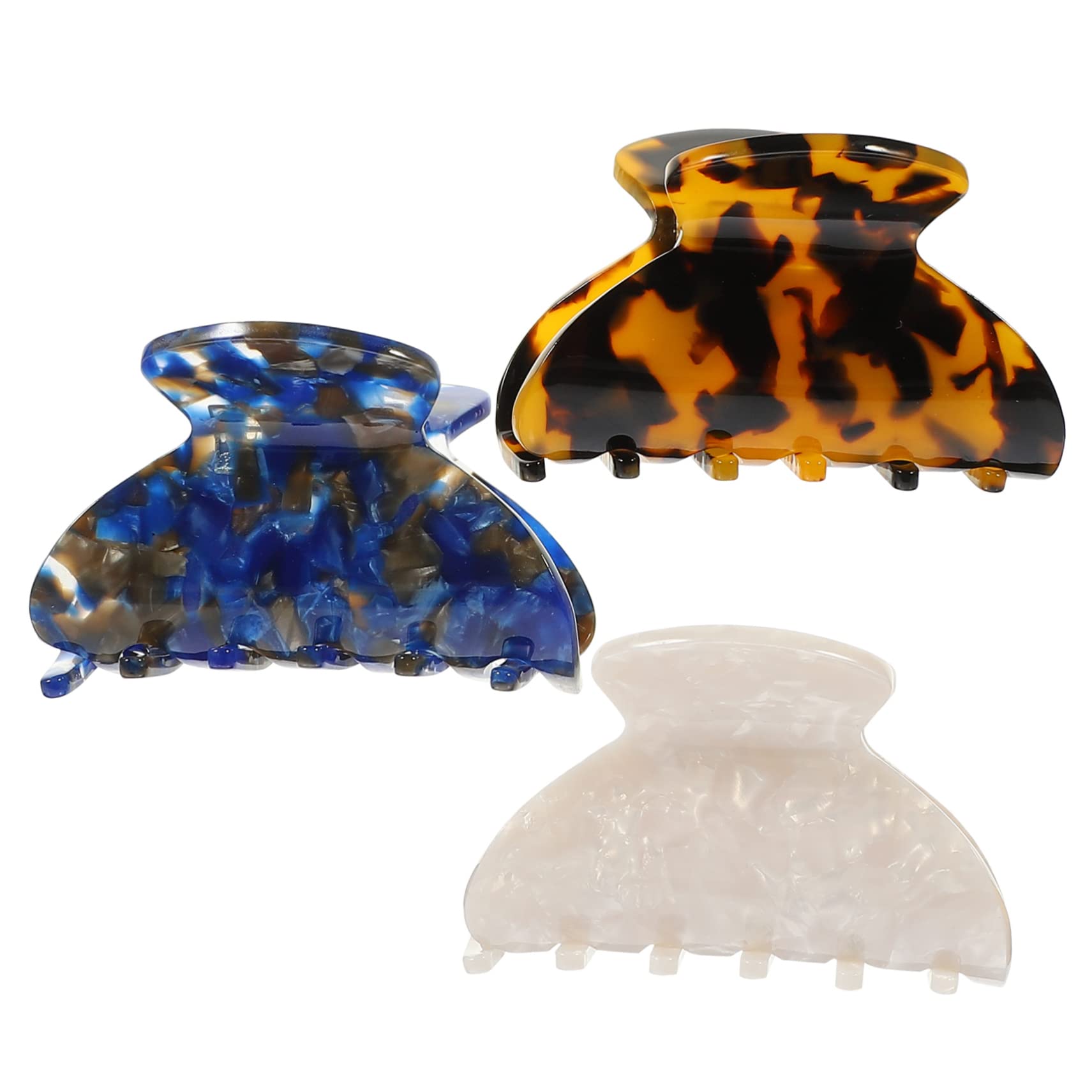 DOITOOL 9 Piezas Horquilla Pasador De Pelo Pasadores De Pelo Clip De Pelo Accesorio Para El Cabello Para Niñas Clips De Garra Pasador Colas De Caballo Niñas Clips De Garra De Pelo