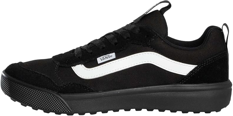 Vans Men's Range EXP Suede Trainers, Black/Black