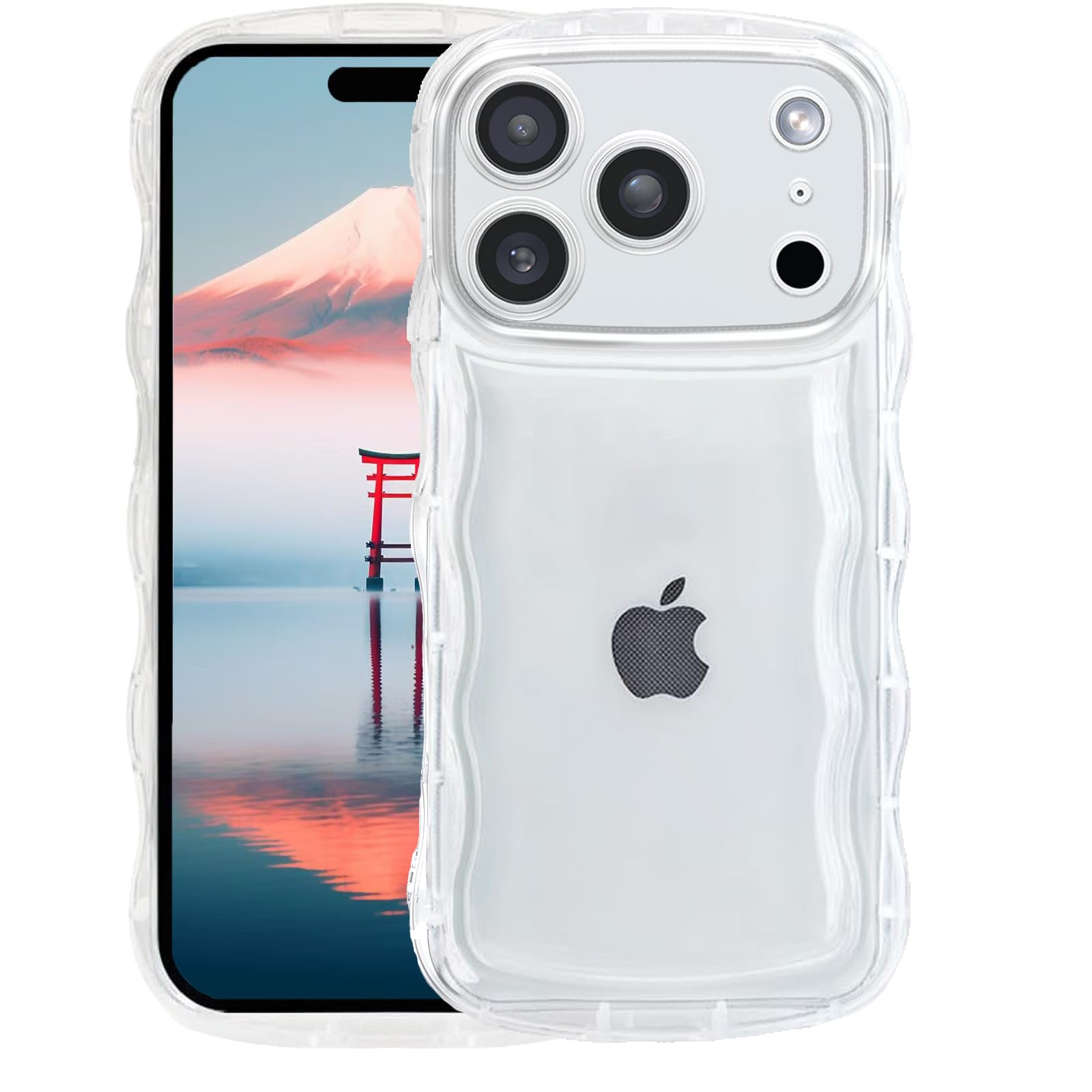 Amazon.co.jp: AVETUL iPhone 17 Pro Max ケース クリア ウェーブ