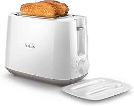 Philips Daily Collection HD2582/00 830-Watt 2-Slice Pop-up Toaster (White)