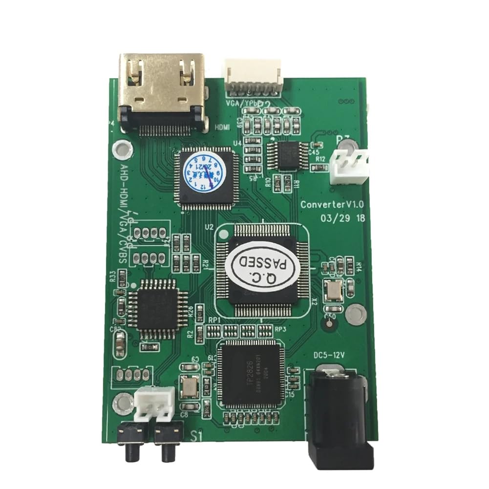 Carte de Signal Vidéo AHD Ahd Cvi Tvi Cvbs vers Convertisseur VGA Compatible Outil de Transmission de Carte Vidéo 1080P