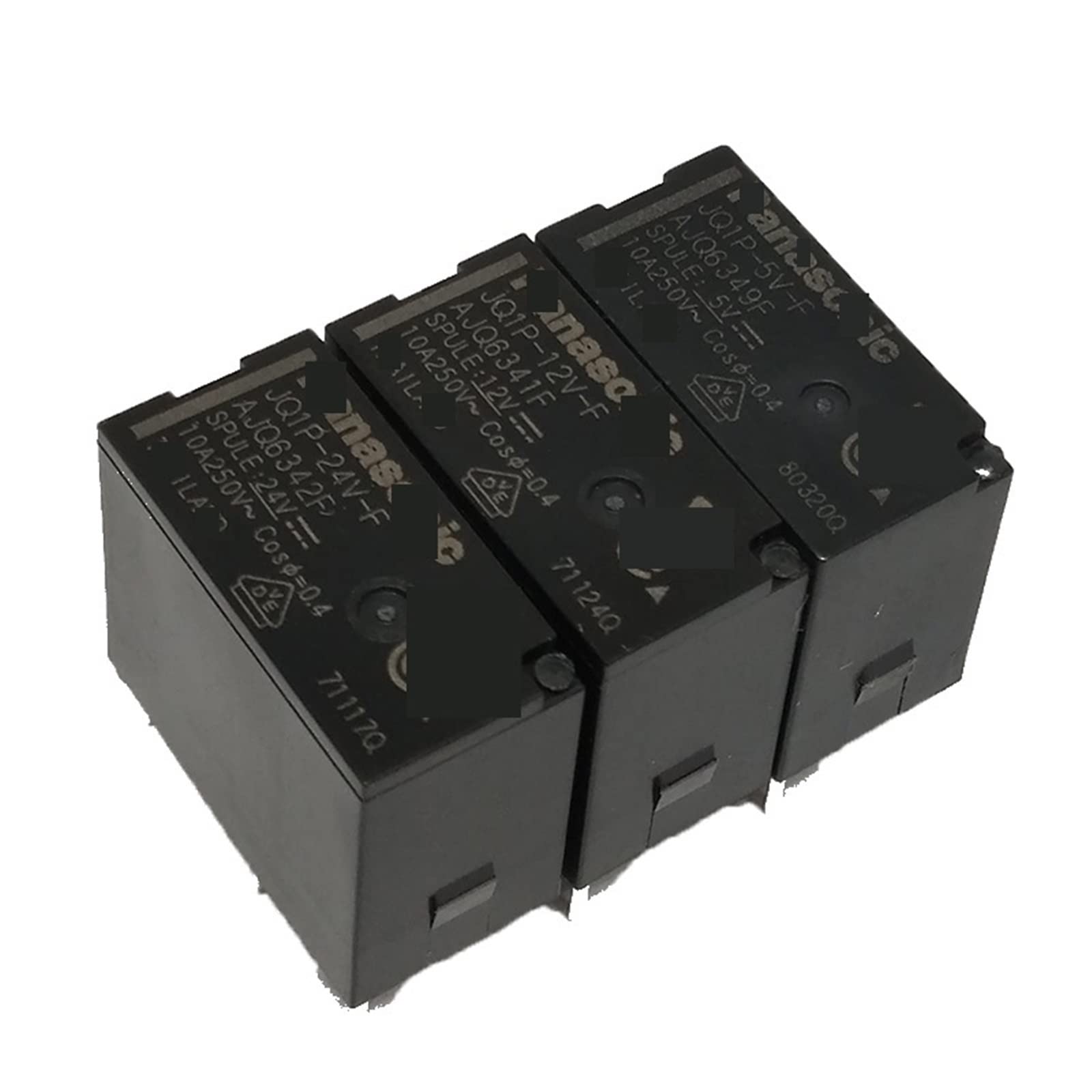 100Pcs Relay JQ1P-5V-F JQ1P-12V-F JQ1P-24V-F DIP5 5V 12V 24V(Onecolor)