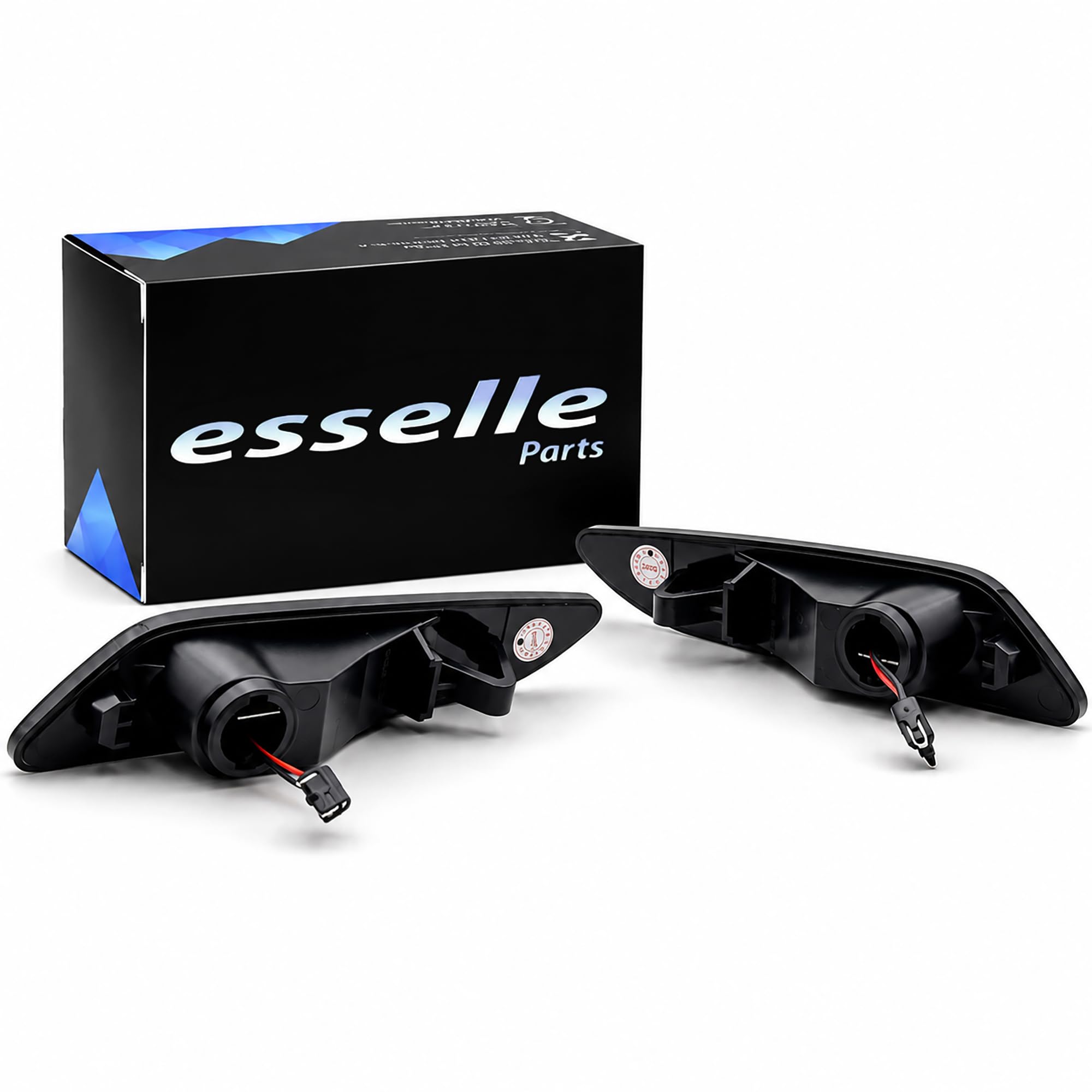Coppia Frecce Laterali Nero Fumé Progressive Dinamiche A Led per Alfa Romeo 147 Restyling, Alfa 156, Fiat Tipo MK2, Lancia Delta MK3, Ypsilon MK2 312, Plug and play Canbus nessun errore