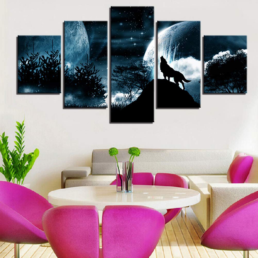 Kaiyun Deep Fjords, Aurores Boréales Tapisserie 3D Tenture Murales