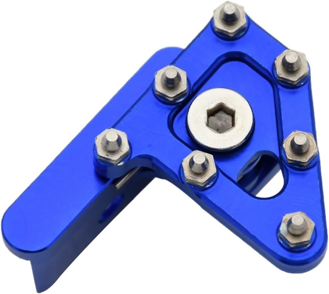 Motocross Aluminum Brake Pedal Lever Step Tip Fit for Honda Fit for Kawasaki Fit for K-tm Fit for Suzuki 125-530(Blue)
