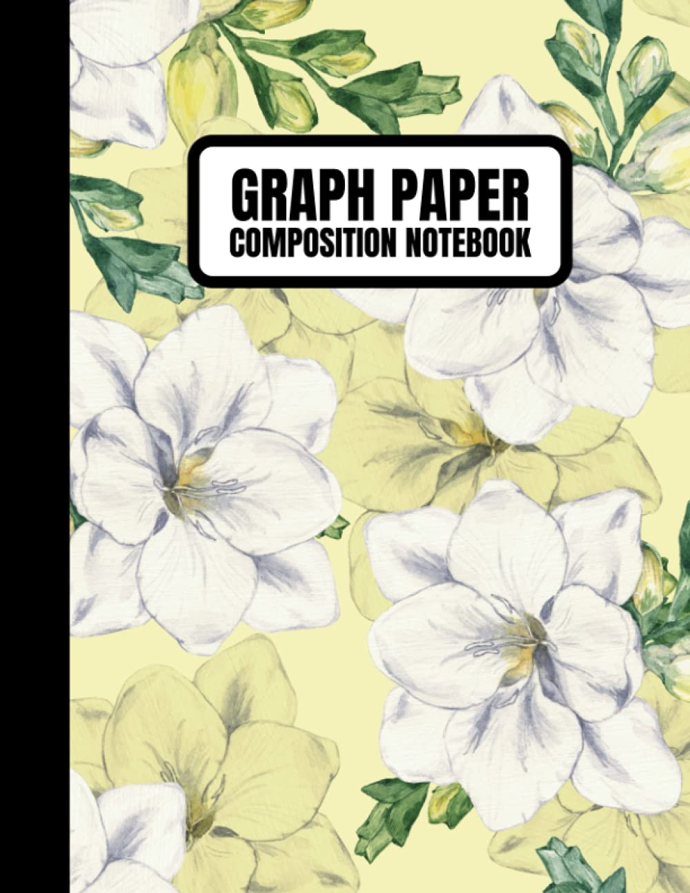 Graph Paper Composition Notebook: Graphing Grid Paper for Math, Science, Engineering, Accounting Students | 5x5 Square Ruled | 110 Pages | (Large, 8.5 x 11) Magnolia